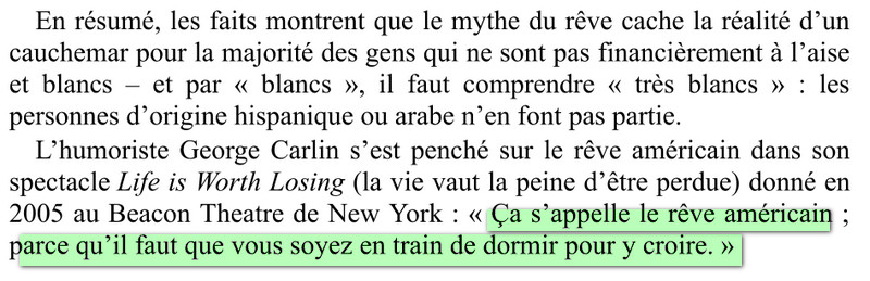 LE RÊVE AMÉRICAIN, UN CAUCHEMAR 5