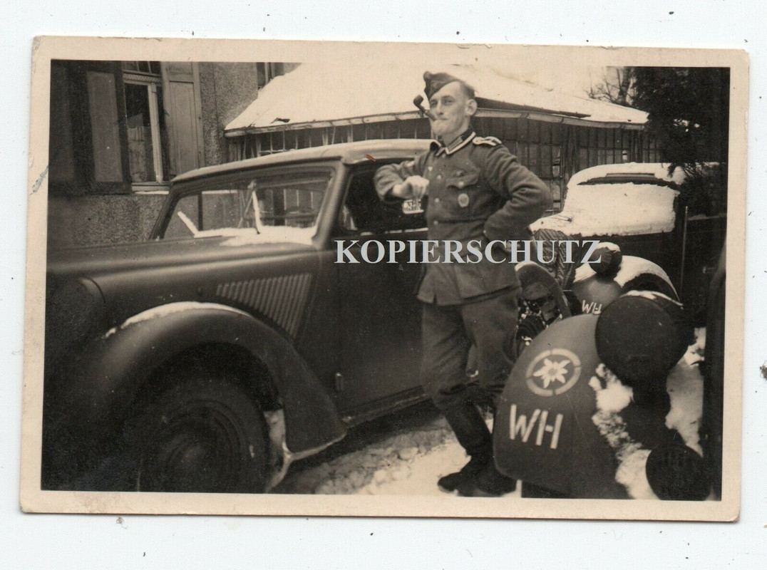 1940 Kamerad Orden Abzeichen SDkfz PKW Kübel Kennung Emblem