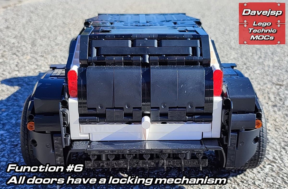 Lego Technic RC Roadster MOC with free instructions for AFOLs