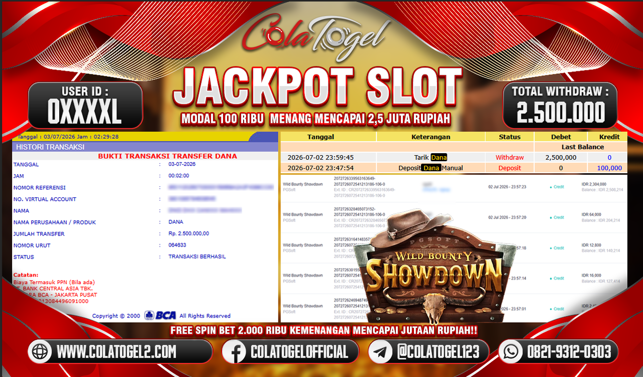 JACKPOT SLOT GACOR!!