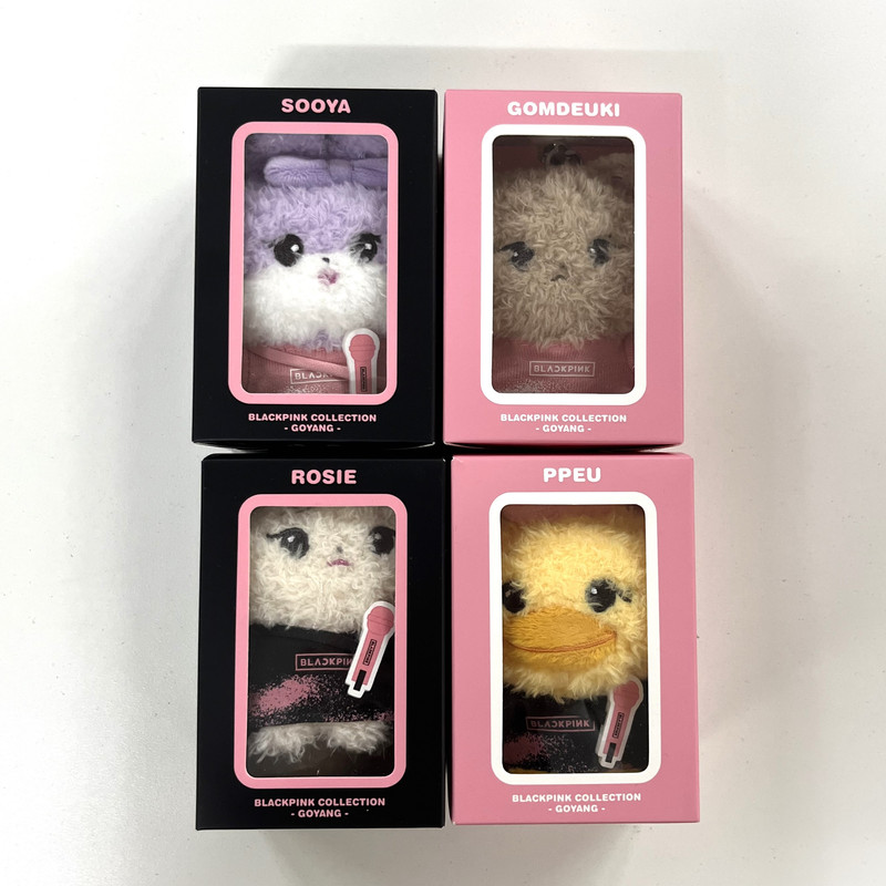 BLACKPINK ソウルコン コヤンコン MD ぬいキー 公式 4点セット BLACKPINK BLACKPINK ソウルコン コヤンコン MD ぬいキー ロゼ 公式