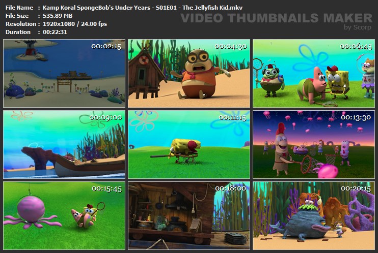 Kamp Koral SpongeBob's Under Years - S01E01 - The Jellyfish Kid.mkv