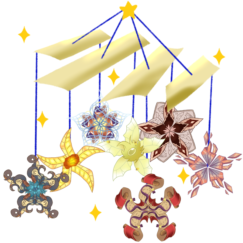 starry mobile static