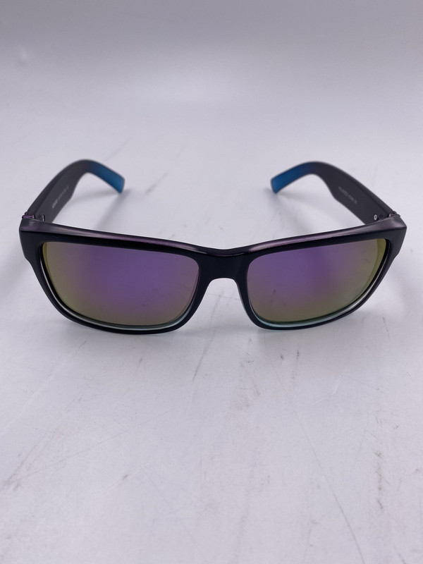 KDEAM PURPLE LENSE WITH BLACK, BLUE, AND PURPLE FRAME SUNGLASSES