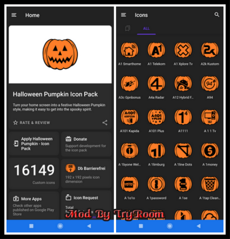 Halloween Pumpkin - Icon Pack v2.5