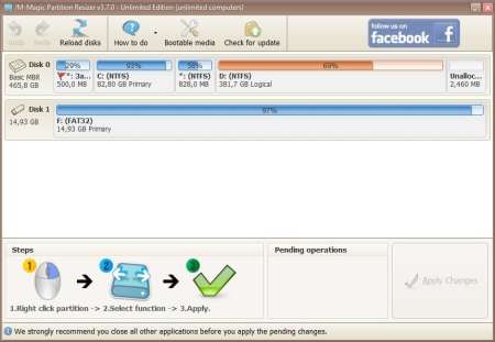 IM Magic Partition Resizer 3.7.0.0