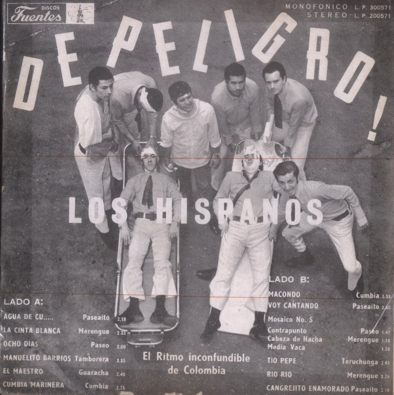 Los Hispanos - DE PELIGRO - 1970 DE-PELIGRO-lp-reverso