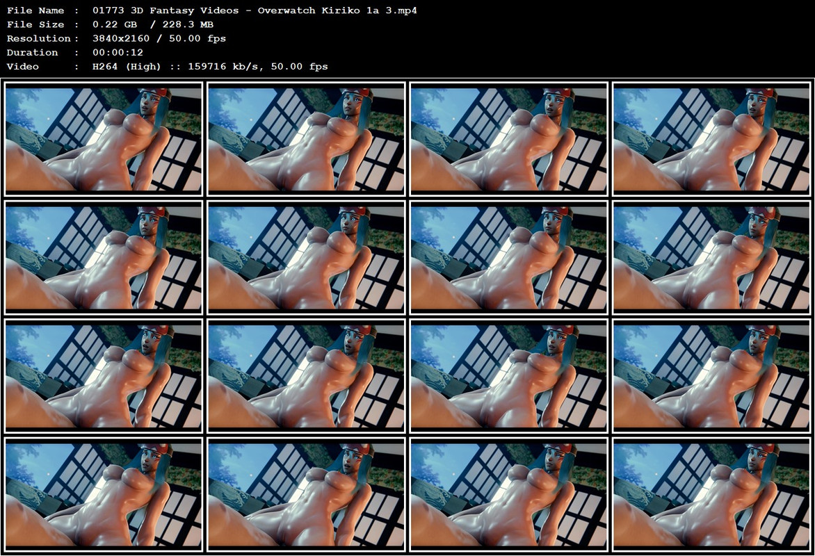 01773 3D Fantasy Videos - Overwatch Kiriko 1a 3.mp4