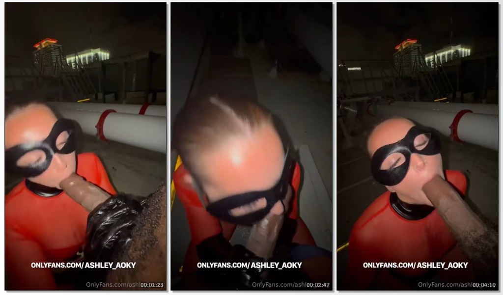 Ashley Aoki Elastigirl Cosplay Blowjob OnlyFans