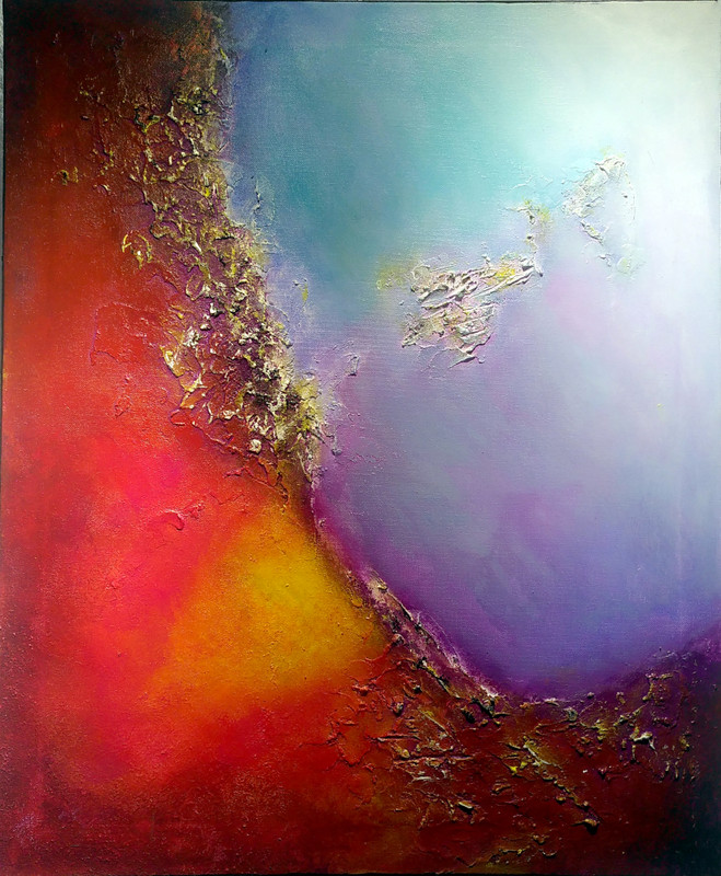 peinture avec du talc