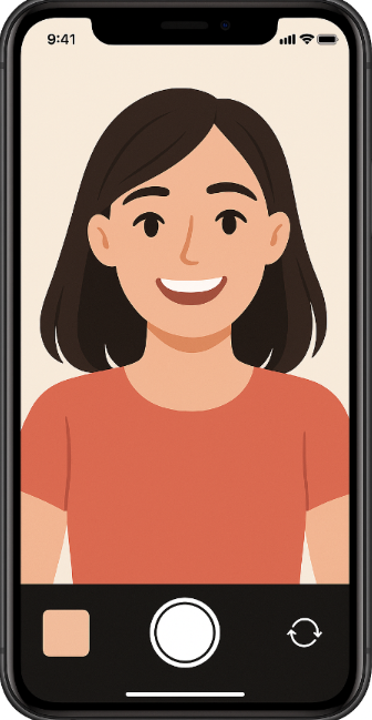 Oral health app visualization