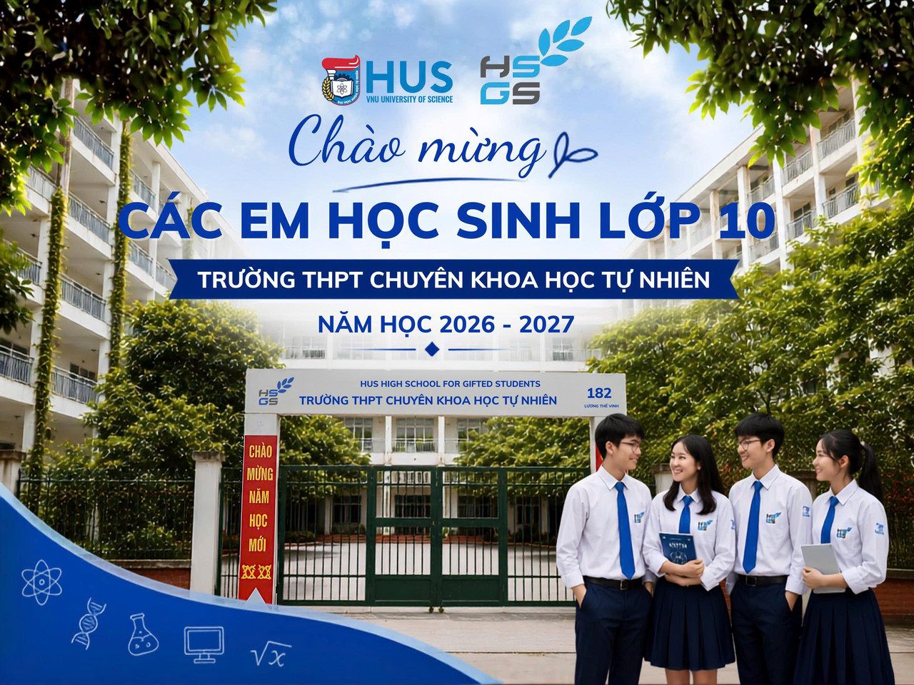 Thông báo kết quả tuyển sinh vào lớp 10 chuyên KHTN năm 2026 (sau phúc khảo) và hướng dẫn thủ tục nhập học