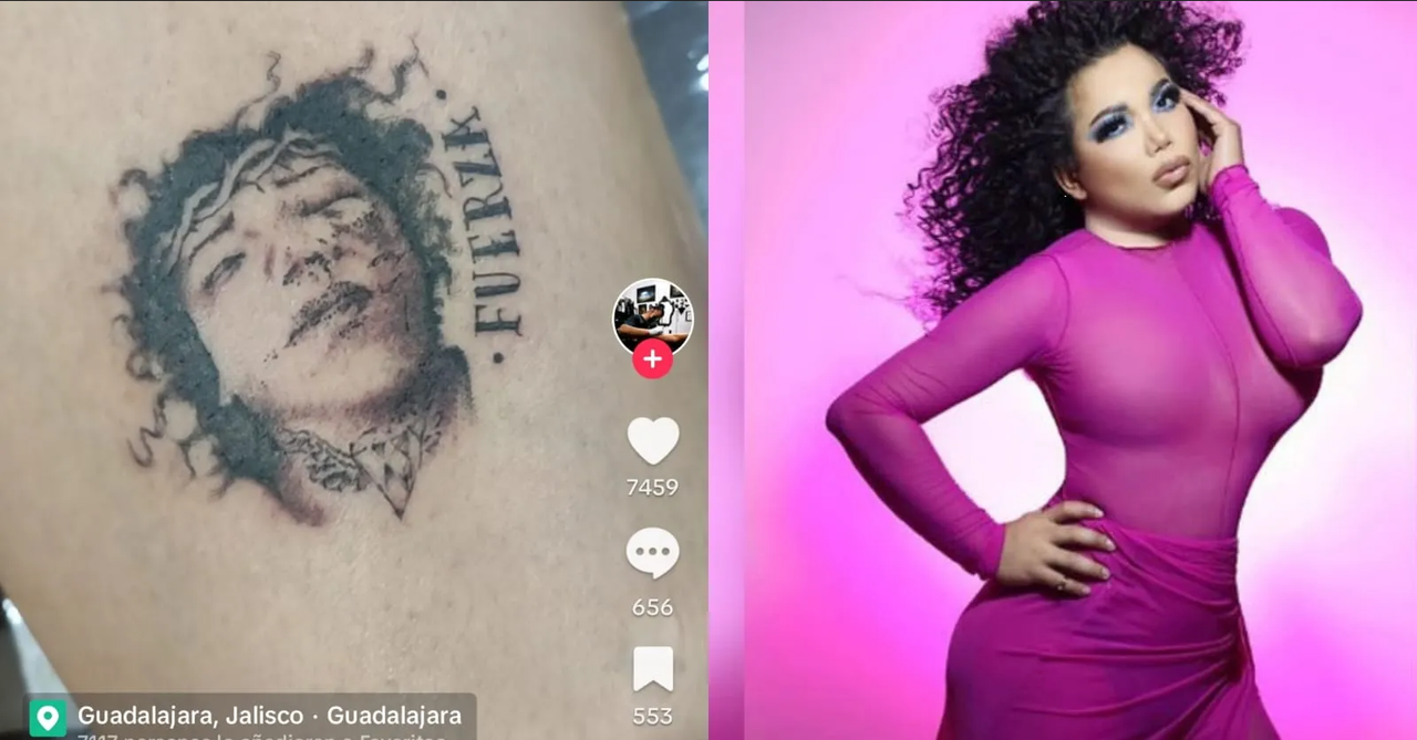 Se tatúan la cara desfigurada de Paola Suárez, fans no soportaron