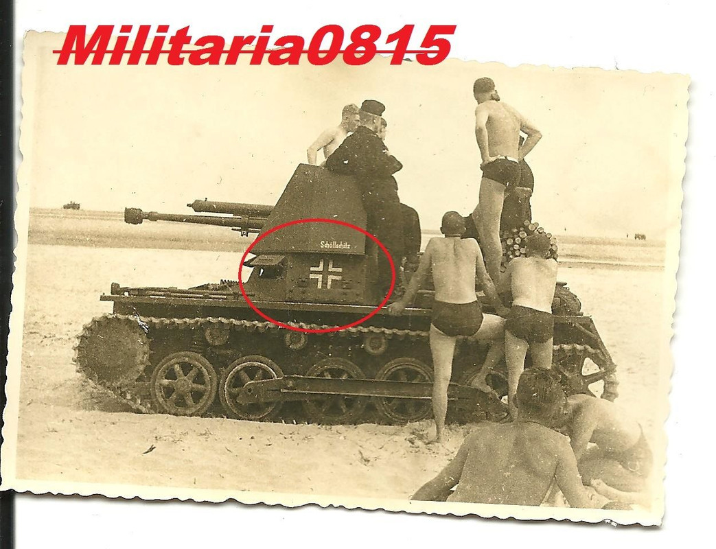 2 WK Deutscher Panzerjäger 1 SFL Panzer beim Afr