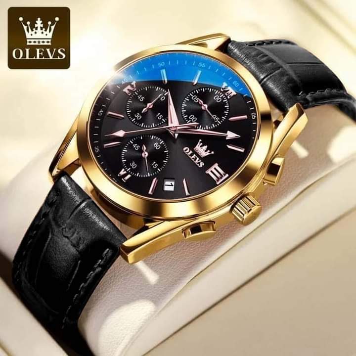 Fashionable Glass Quartz Analog Mens Watch