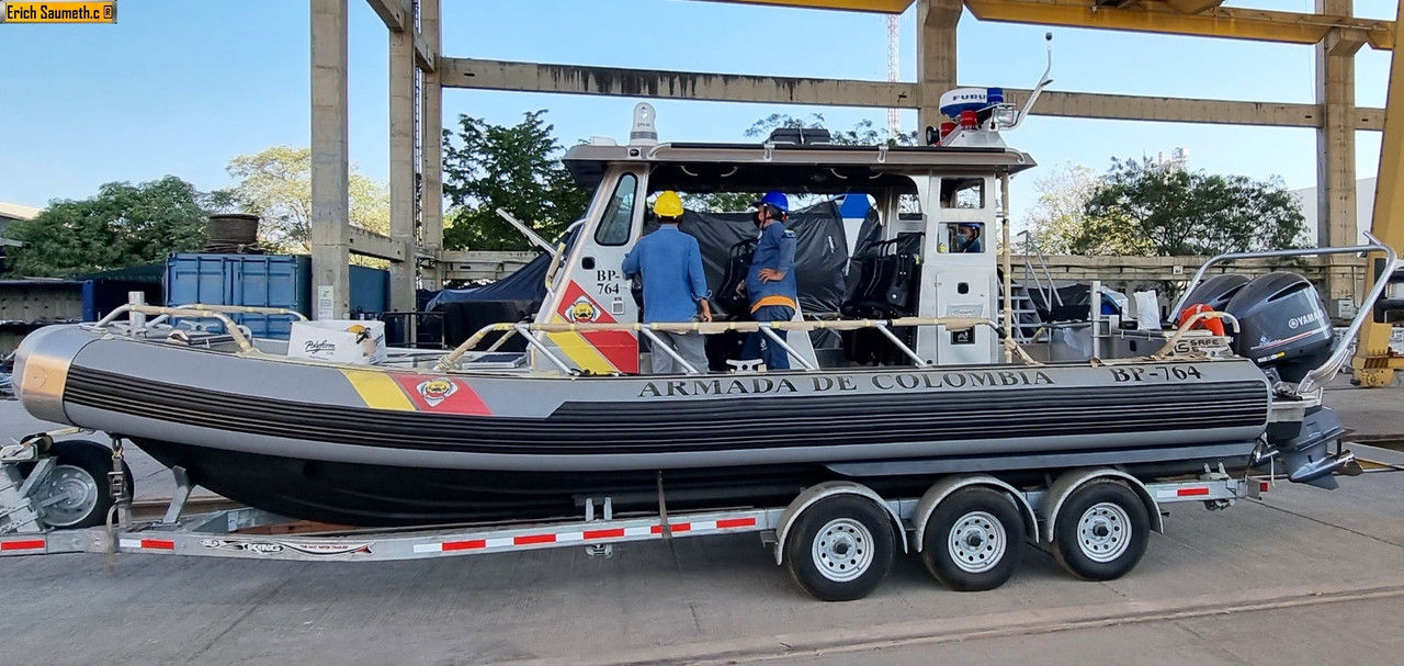 Cotecmar ultima la entrega de dos botes de interdicción Safe Boats a la Armada de Colombia