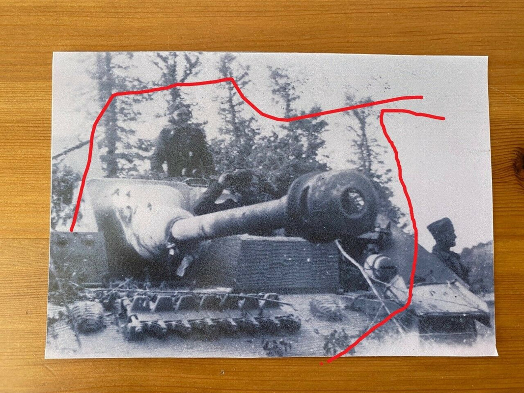 Foto GvB Götz von Berlichingen Panzer Tank StuG Endkampf 1944 Frankreich