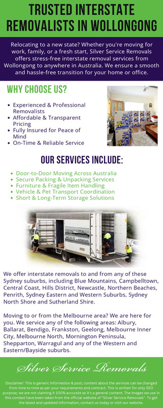Trusted Interstate Removalists in Wollongong