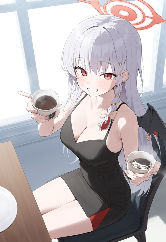 1girl, haruna (blue archive), blue archive, official art, alternate costume, fro s-3727906755