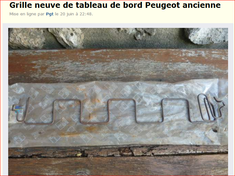 GRILLE DE TABLEAU OU RESSORT DE SIEGE LBC JUIN13