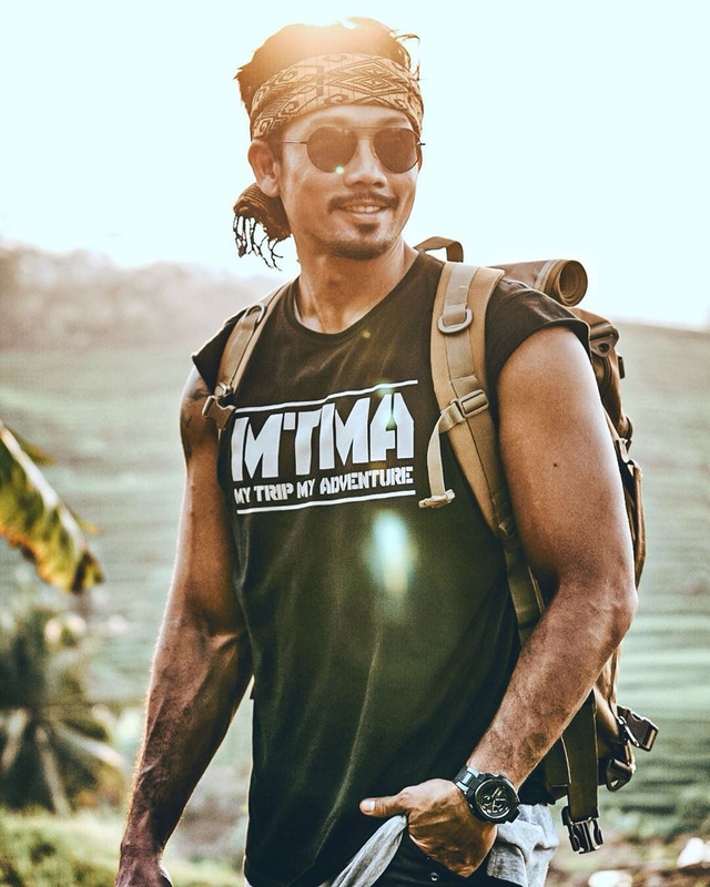 Denny Sumargo dalam tayangan televisi My Trip My Adventure.