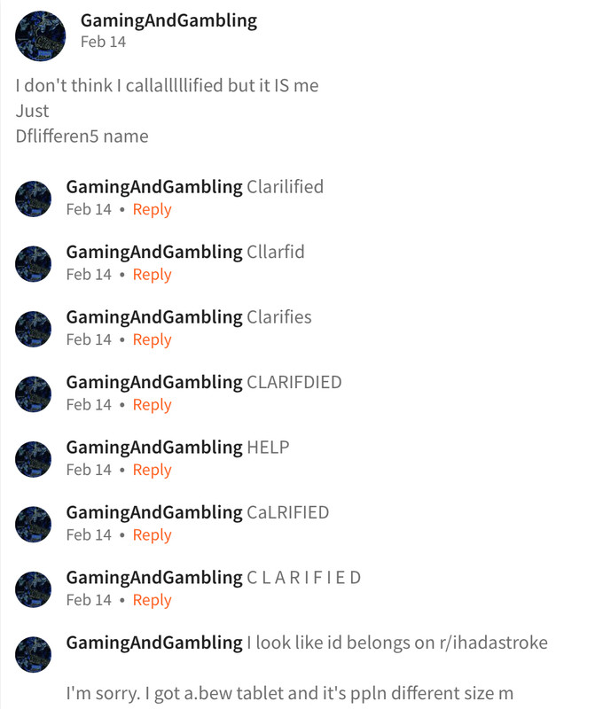 Bro had a stroke /j