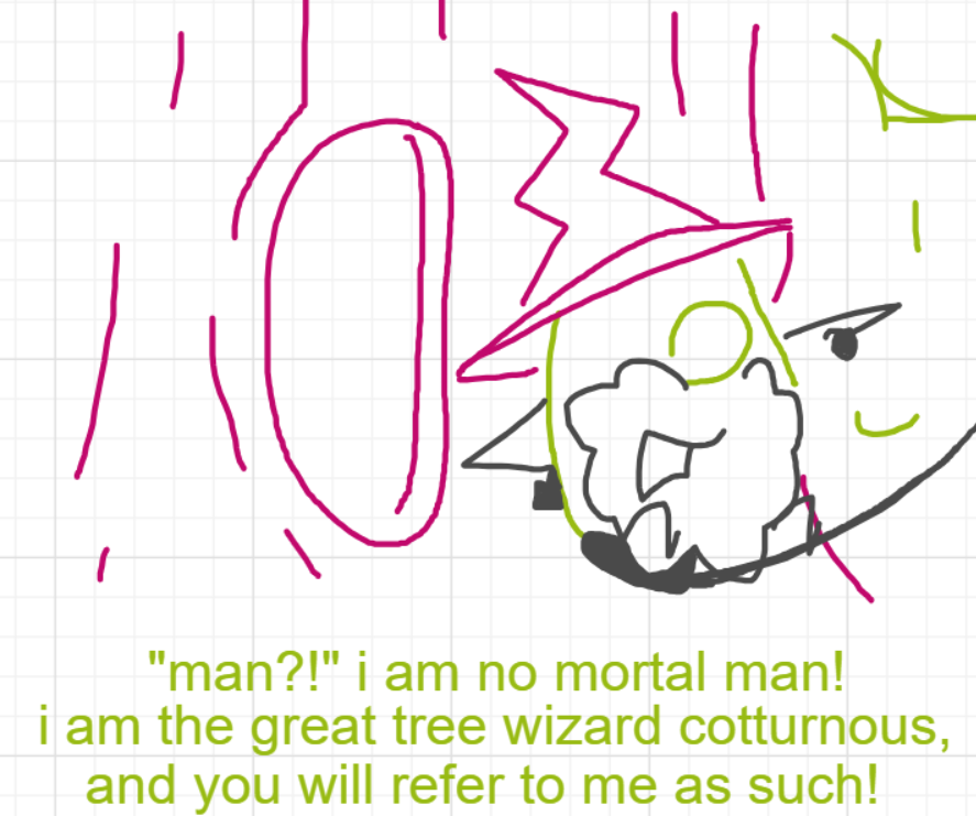 A panel from The Prime Number Few, episode eight of the Board Boards object show by Furretwalk/WalkingFurret.