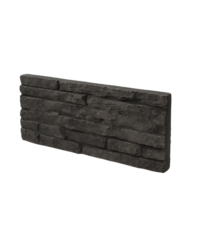 Revestimiento Símil Piedra Listón Gris Oscuro