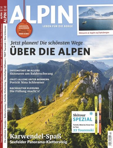 Cover: Alpin Das Bergmagazin Dezember No 12 2022
