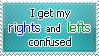left and rights confused