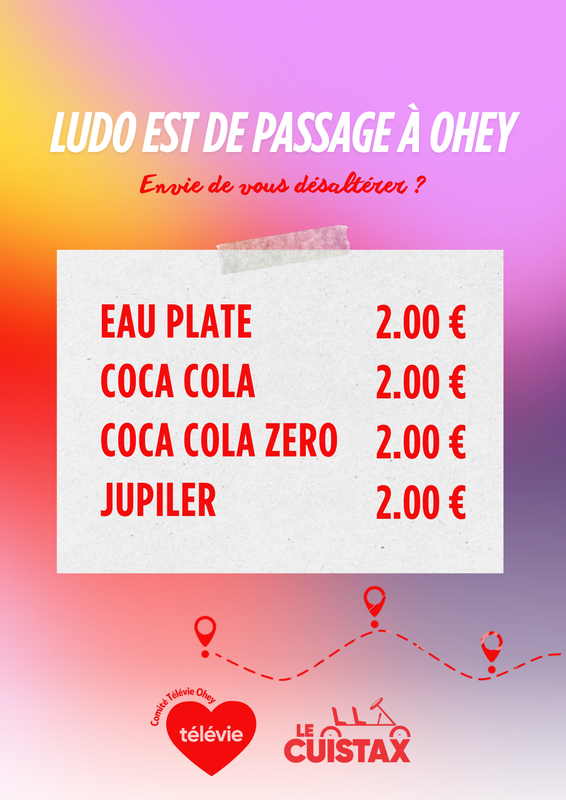 Support de communication Télévie Ohey — visuel 2