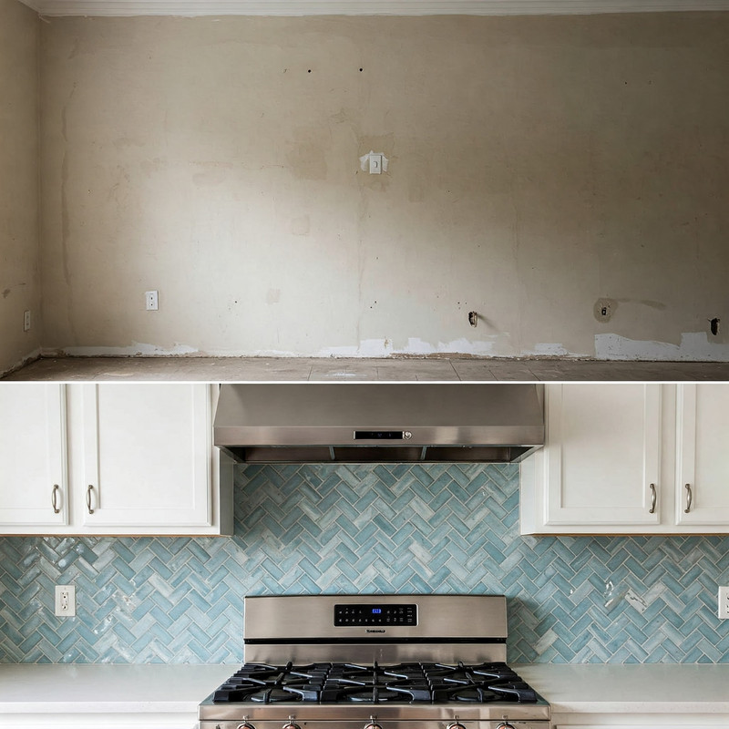 Kitchen tile backsplash 3