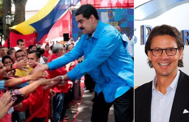 Nicolás Maduro y Lorenzo Mendoza Nicolás Maduro y Lorenzo Mendoza