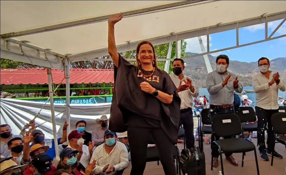 Patricia Armendáriz se registra en interna de Morena, va por Chiapas