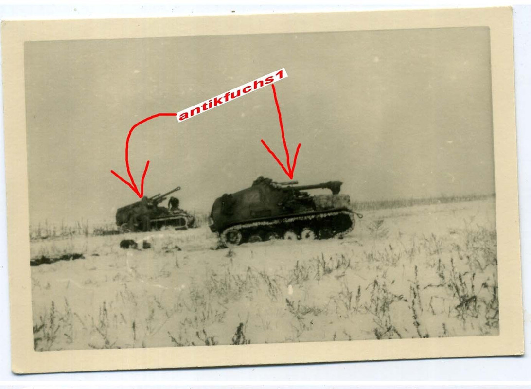 10,5cm Panzerhaubitzen WESPE im Gefecht ( Sd.Kfz
