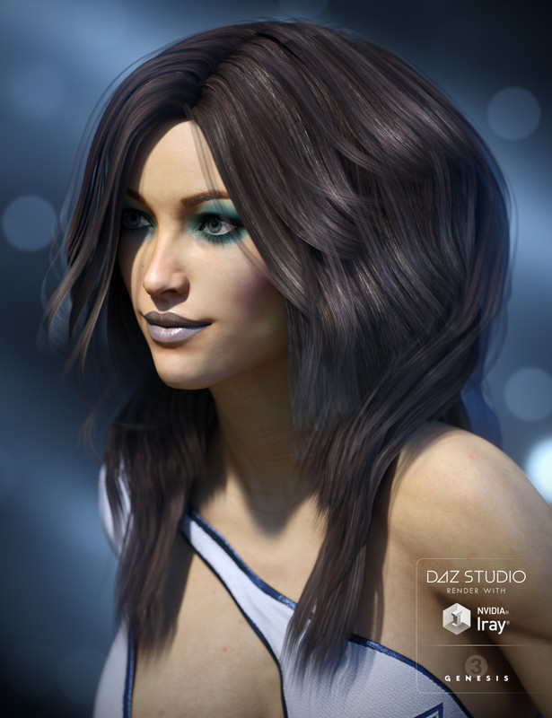 Kara Hair for Genesis 3 Female(s) Kara Hair for Genesis 3 Female(s)