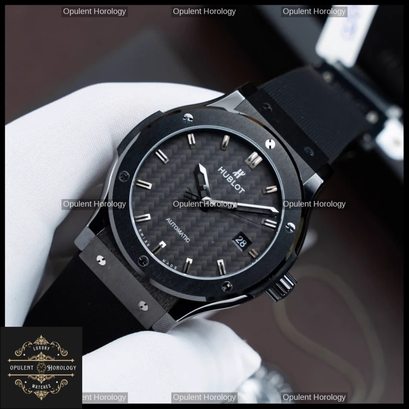 Hublot Classic Fusion Black Ceramic Carbon Dial Automatic 42mm