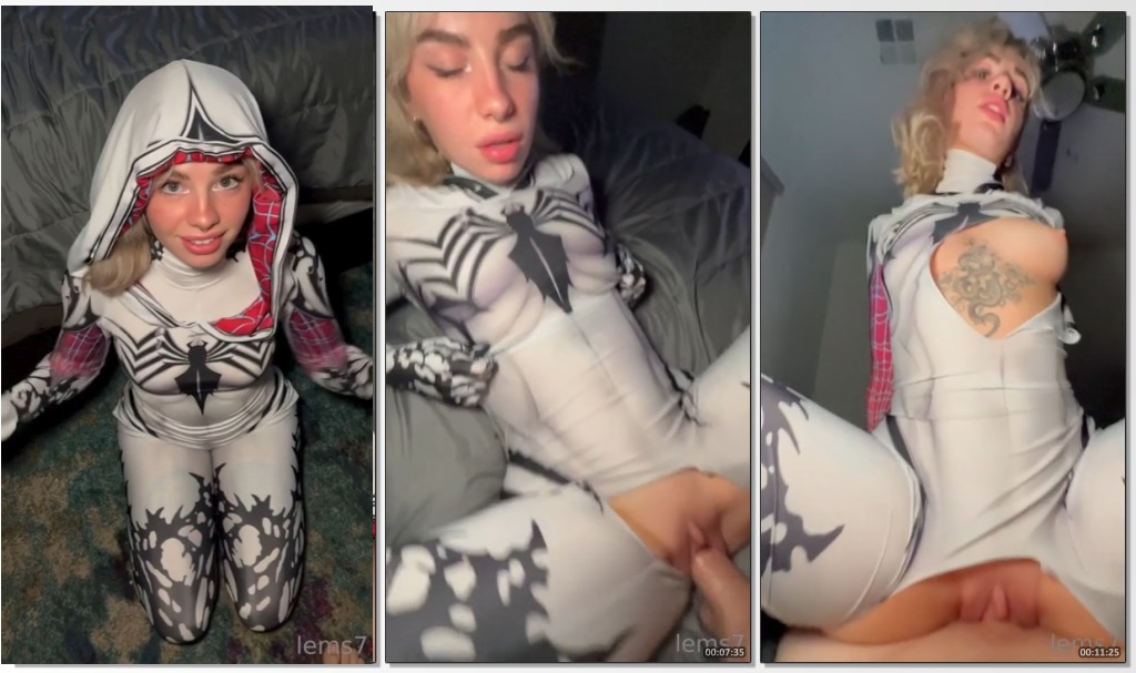 OnlyFans – Lems7 As Gwen Stacy Sucks And Rides A Big Cock