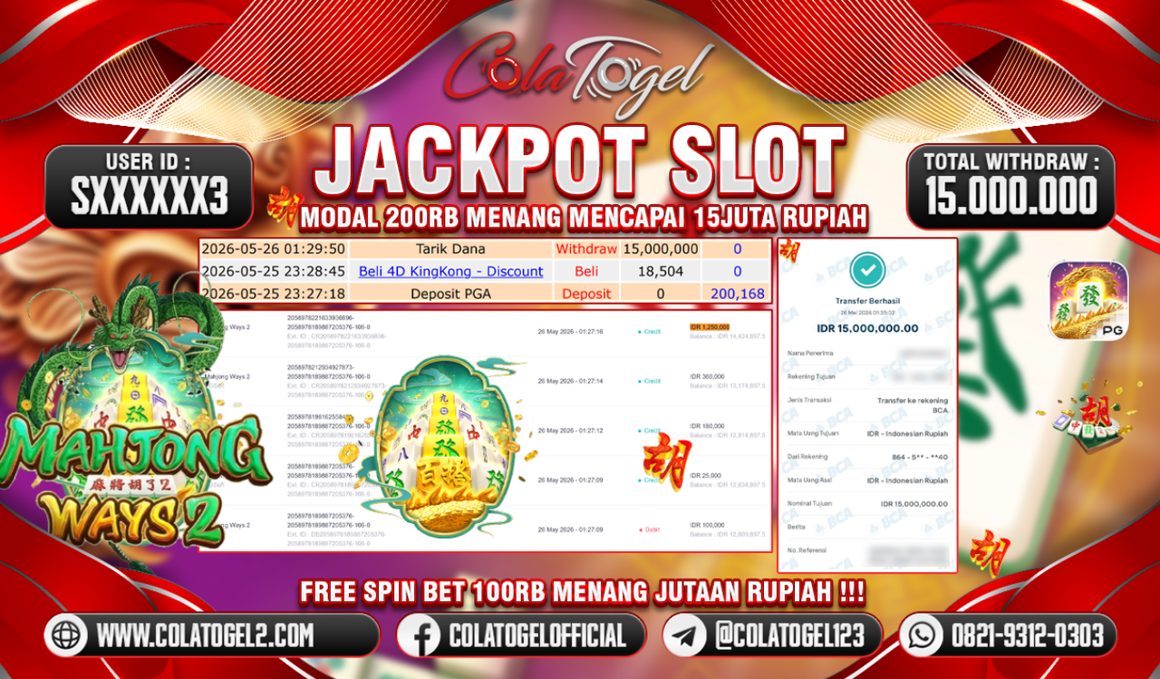 JACKPOT SLOT GACOR!!