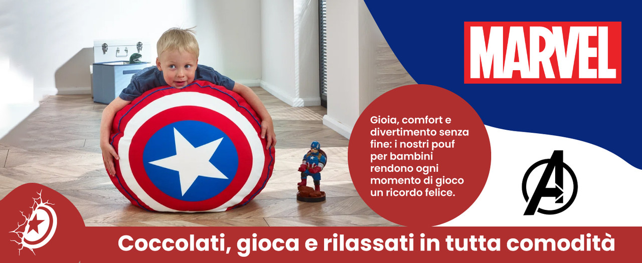 Pouf Capitan America