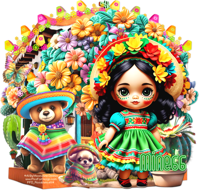  ✿･ﾟ‘ﾟ･✿ Taller # 43 Ternurita Mexicana ✿･ﾟ‘ﾟ･✿ Mine