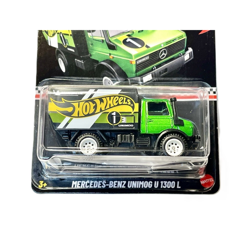 Hot Wheels RLC 2025 Mercedes Unimog U 1300 Verte - 1/64 - édition Collector Neuve
