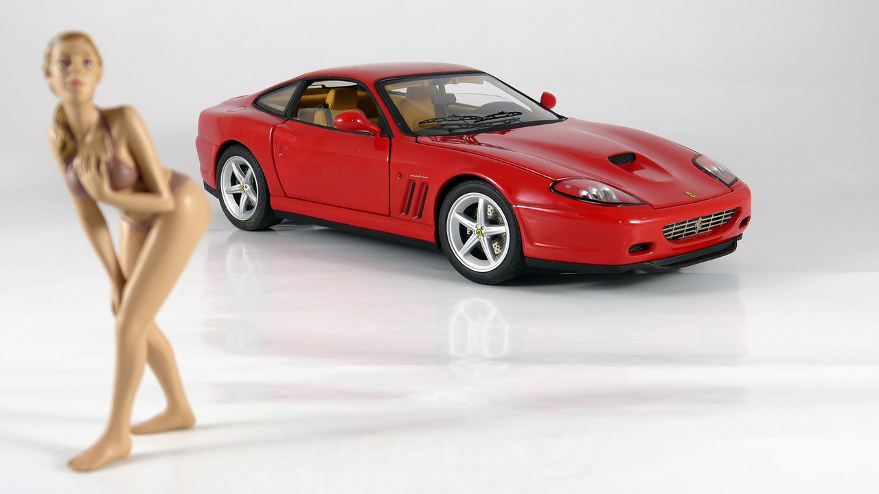 ixo models Hotwheele FERRARI フェラーリ 575M ixo models Hotwheele FERRARI フェラーリ 575Mの通販 by とく's