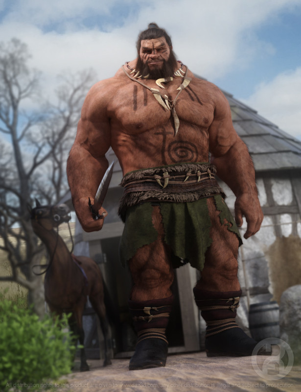 Geirrod the Giant for Genesis 8.1 Male