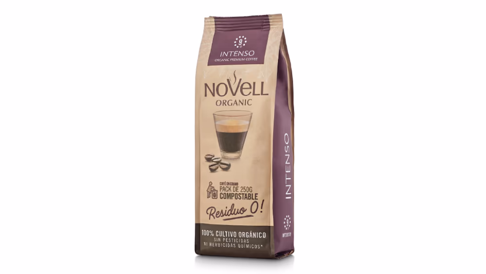 NOVELL INTENSO WHOLE BEANS - Organic Roasted coffee 250 gr