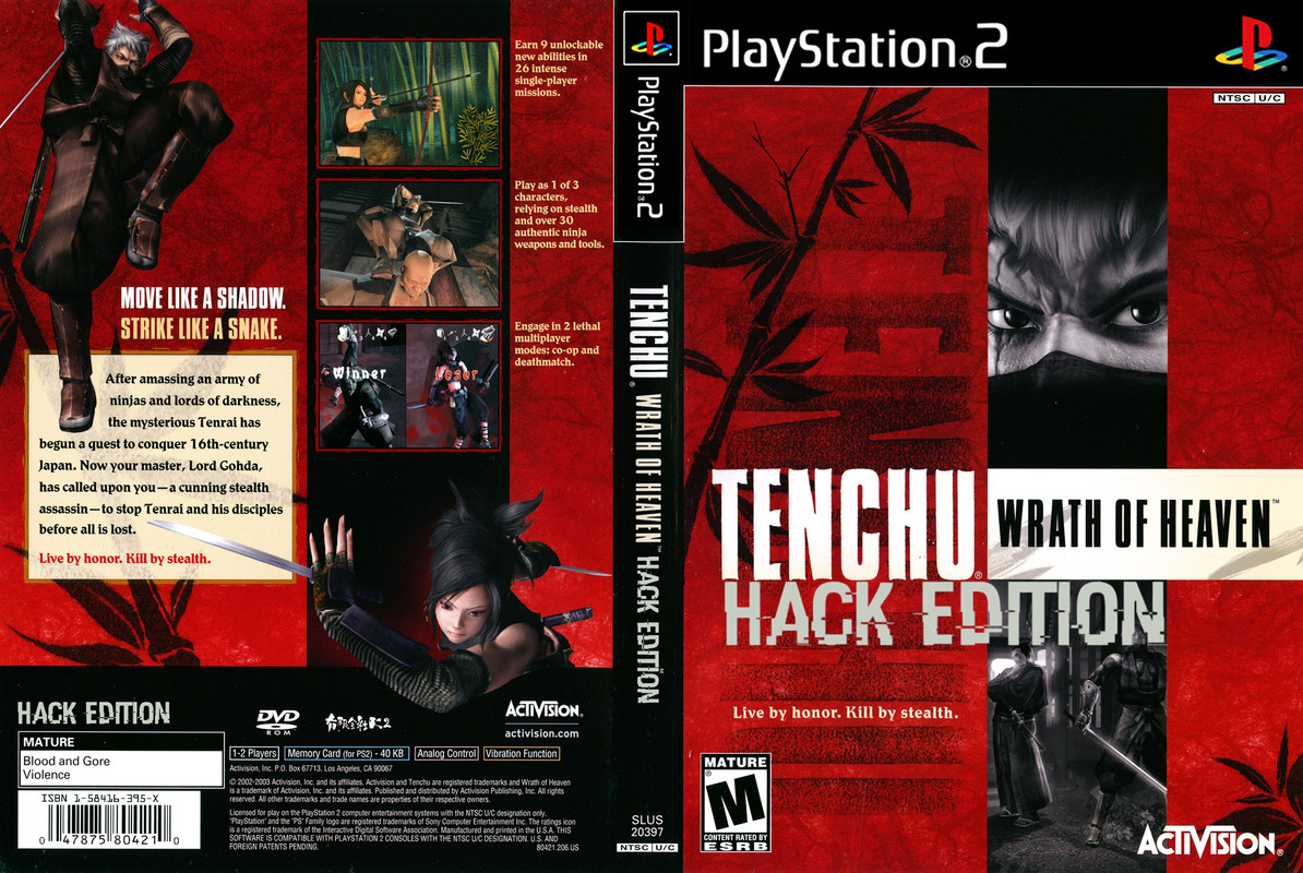 Tenchu Wrath of Heaven Hack Edition