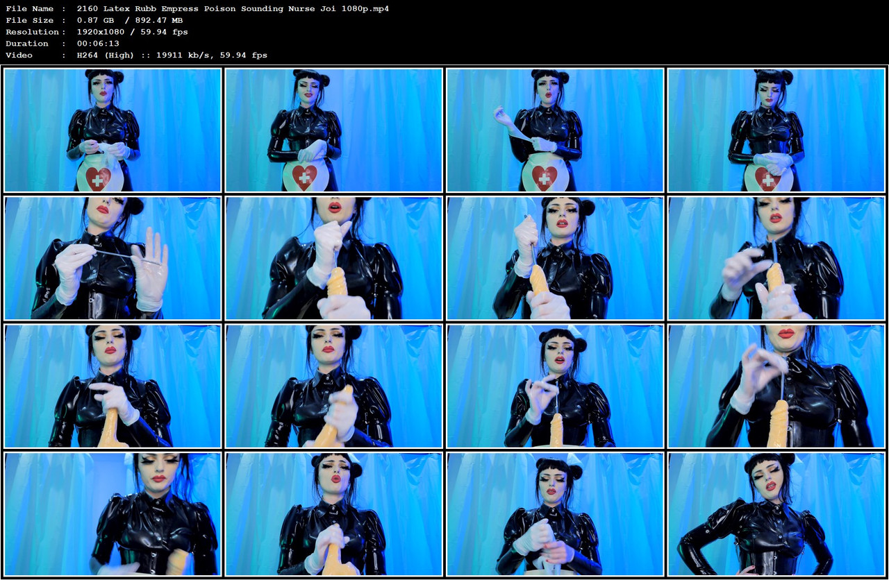 2160 Latex Rubb Empress Poison Sounding Nurse Joi 1080p mp4