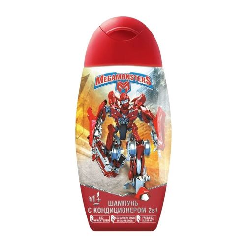 Шампунь с кондиционером Мегамонстры 2 в 1, 300 мл
