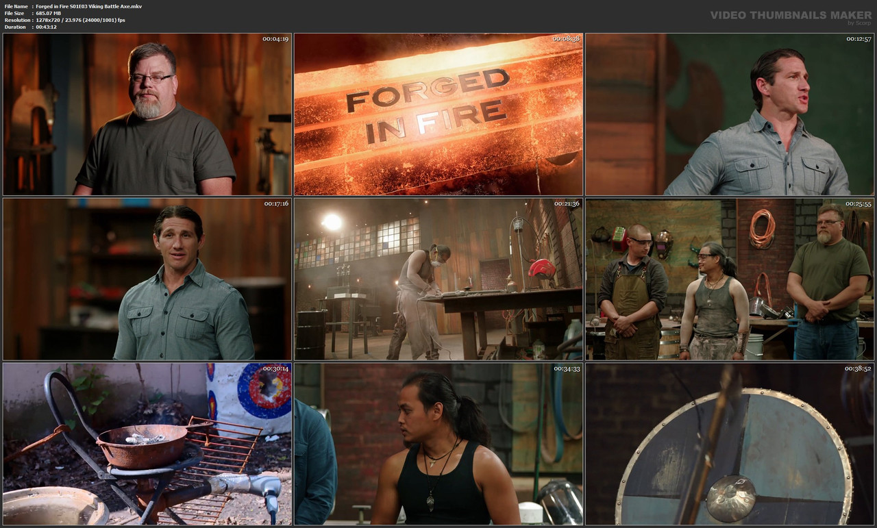 Forged in Fire S01E03 Viking Battle Axe.mkv
