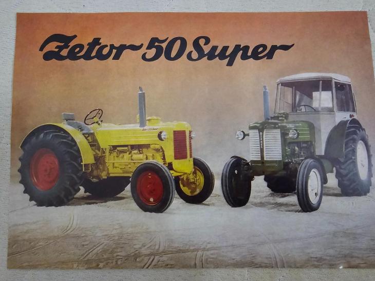 prospekt zetor 50 super prospekt v anglictine motokov rarita luxus 192927951